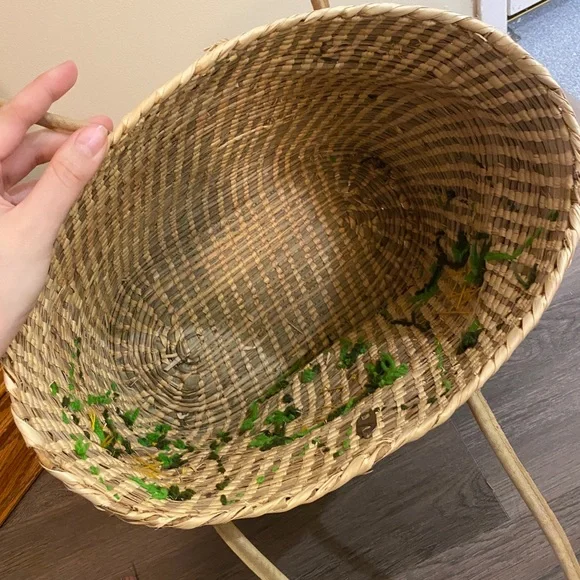 Vintage 1950s 1960s Woven Vacation Fruit Basket - Picture 3 of 11